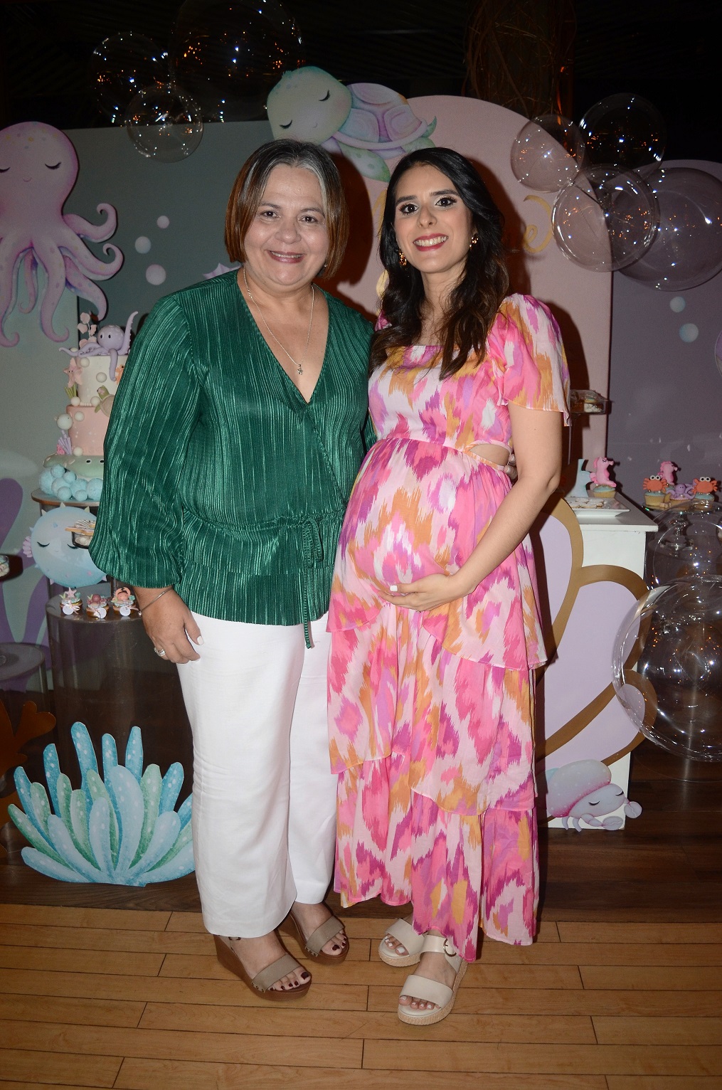 Inspirado en la temática “Under the sea” celebran el baby shower de Katherine Funez