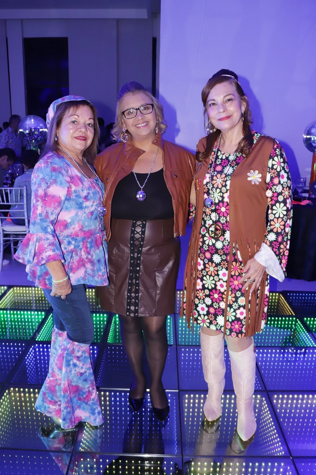 La “Disco Party” celebrando el cumpleaños de Ana Licona