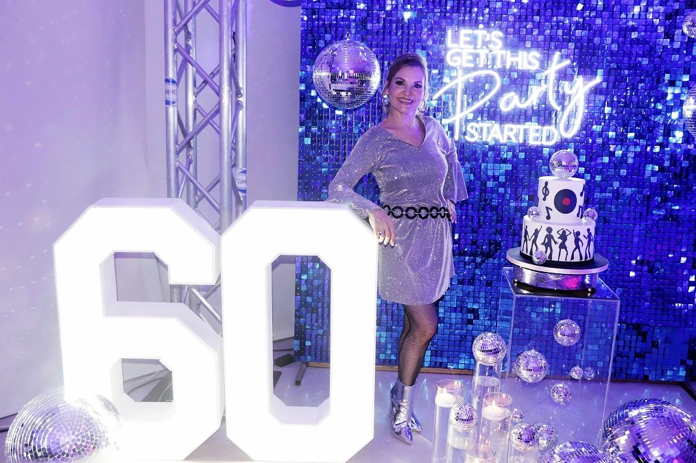 La “Disco Party” celebrando el cumpleaños de Ana Licona
