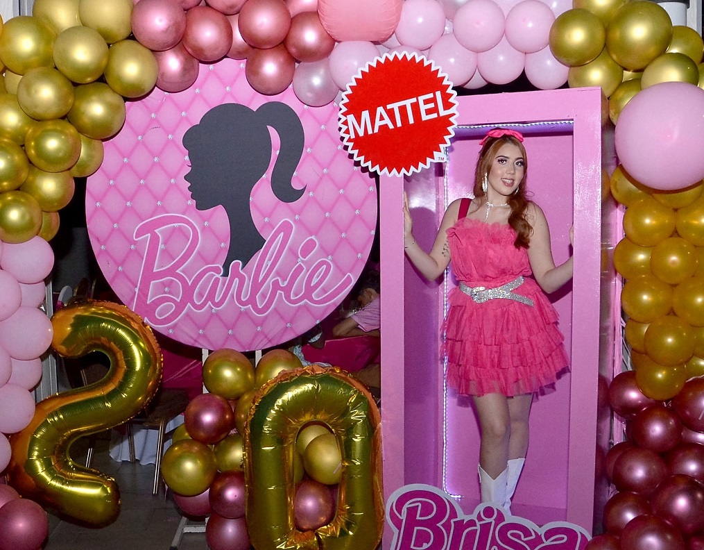 Festejo de cumpleaños al estilo Barbie para Brisa Rubí Amaya