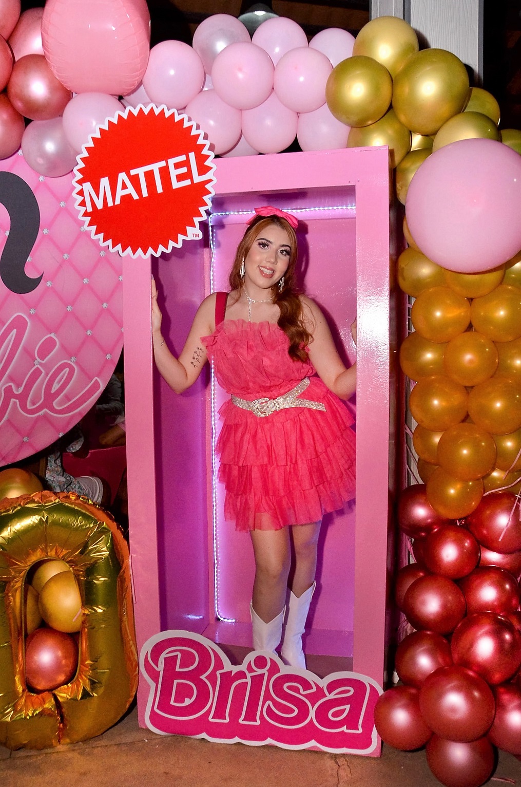 Festejo de cumpleaños al estilo Barbie para Brisa Rubí Amaya