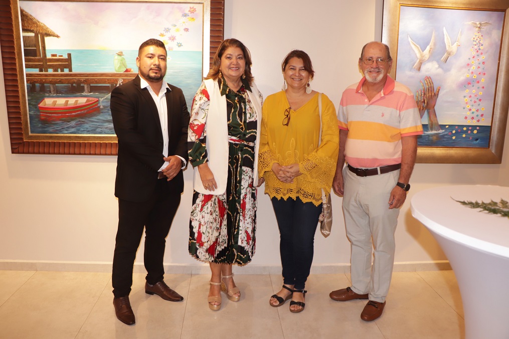 Inauguran en el Centro Cultural Sampedrano exposición pictórica colectiva “Pinceladas del alma”