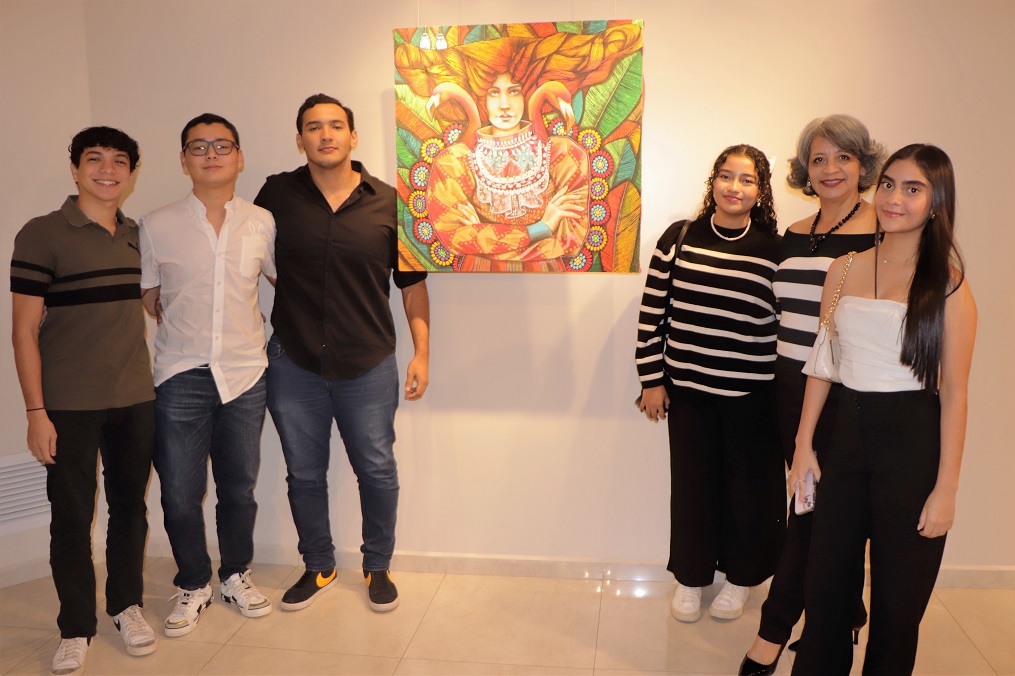 Inauguran en el Centro Cultural Sampedrano exposición pictórica colectiva “Pinceladas del alma”