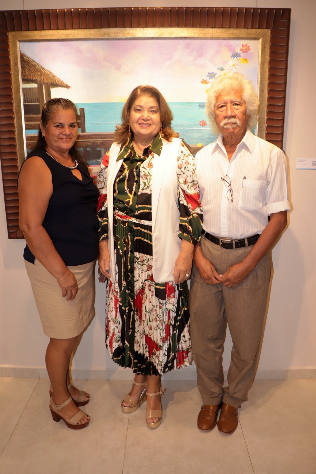 Inauguran en el Centro Cultural Sampedrano exposición pictórica colectiva “Pinceladas del alma”