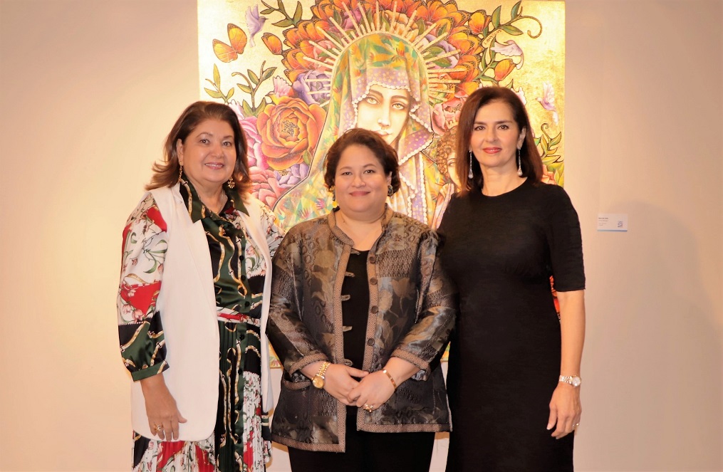 Inauguran en el Centro Cultural Sampedrano exposición pictórica colectiva “Pinceladas del alma”