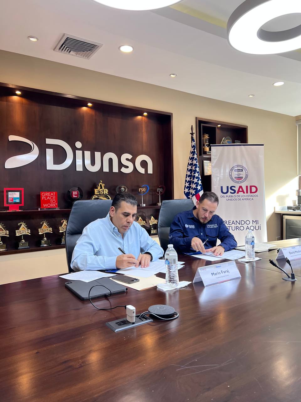 USAID a través de su proyecto “Creando Mi Futuro Aquí” y Diunsa reafirman alianza 