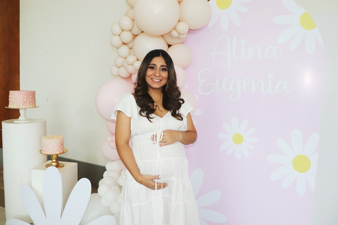 Un maravilloso baby shower para recibir a la bebita de Hania Kafati-Pellman