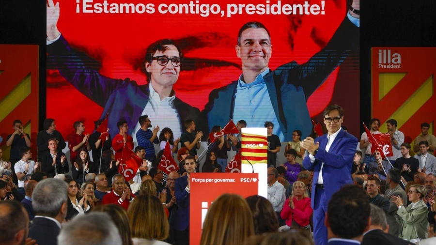 El Partido Socialista lidera recuento de las elecciones catalanas