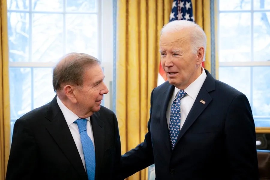 Edmundo González tiene una “cordial” reunión con Biden, que dice que debe “honrarse” su “victoria” sobre Maduro