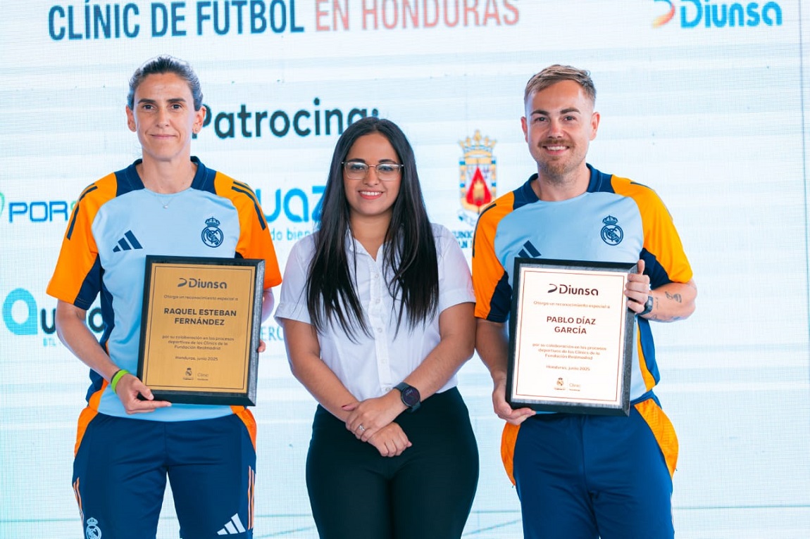 Diunsa clausura con éxito los Clinics de la Fundación Real Madrid en Tegucigalpa