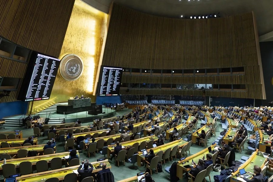 La ONU respalda masivamente la solución de dos Estados para Israel y Palestina