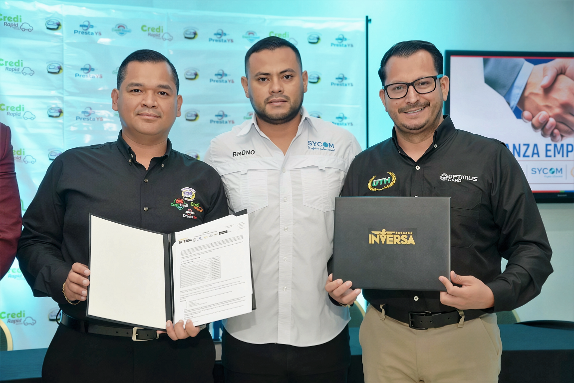 UTH, Sycom, Optimus Card y ElevateHub firman importante convenio de beneficios tecnológicos y educativos