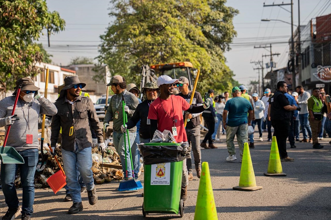 San Pedro Sula lanza la campaña masiva de limpieza “Ciudad Limpia, Juntos por SPS”