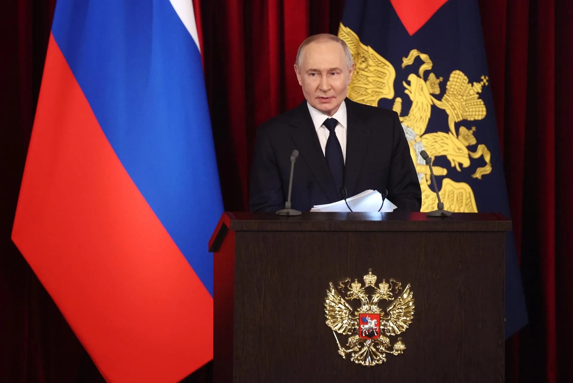 Putin propone un “alto al fuego” en Ucrania para el 9 de mayo que es respaldada por Trump