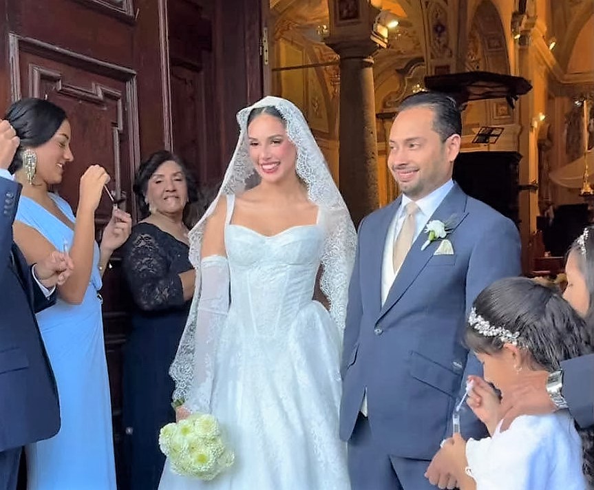 Alejandra Fuentes, Miss Honduras Universo 2025, celebra su boda de ensueño en Italia